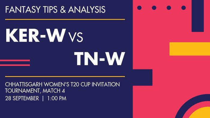 KER-W vs TN-W (Kerala Women vs Tamil Nadu Women), Match 4