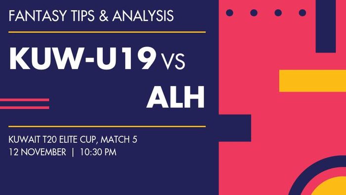 KUW-U19 vs ALH (Kuwait Under-19 vs Al Hajery Team XI), Match 5