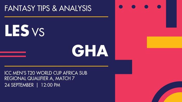 LES vs GHA (Lesotho vs Ghana), Match 7