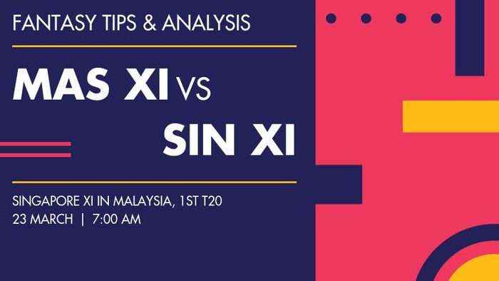 MAS XI vs SIN XI (Malaysia XI vs Singapore XI), 1st T20