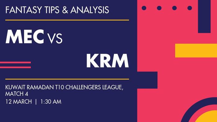 MEC vs KRM (MEC Study Group vs KRM Panthers), Match 4