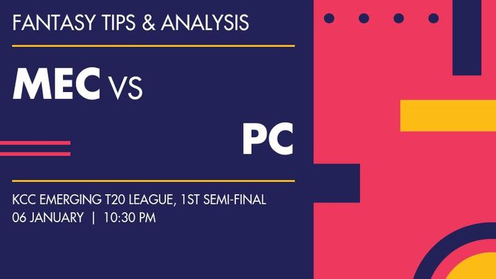 MEC vs PC (MEC Study Group vs Phoenix Cricketers), 1st Semi-Final