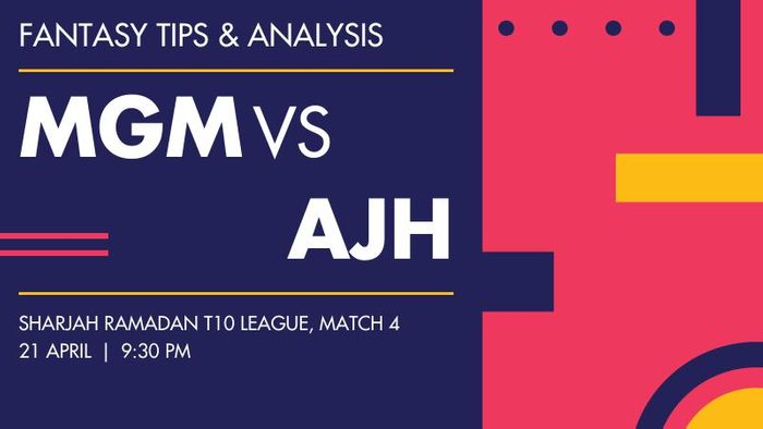 MGM vs AJH (MGM Cricket Club vs Ajman Heroes), Match 4