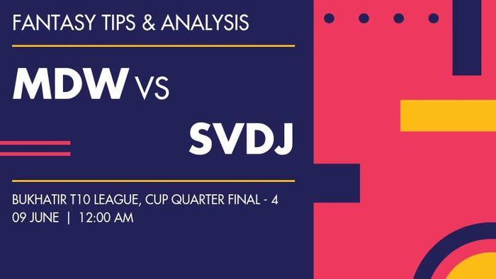 MDW vs SVDJ (Muhamand Warriors vs Seven Districts Hybrid), Cup Quarter Final - 4