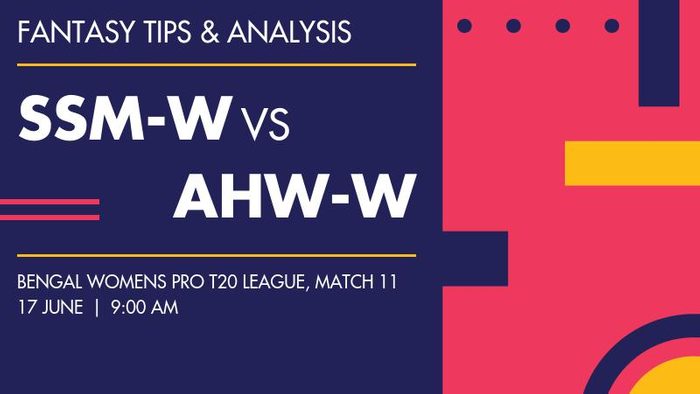 SSM-W vs AHW-W (Sobisco Smashers Malda Womens vs Adamas Howrah Warriors Womens), Match 11