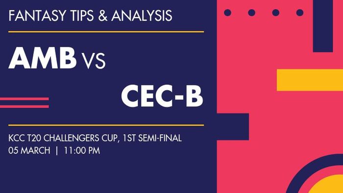 AMB vs CEC-B (Al Mulla Exchange - B vs CECC-B), 1st Semi-Final