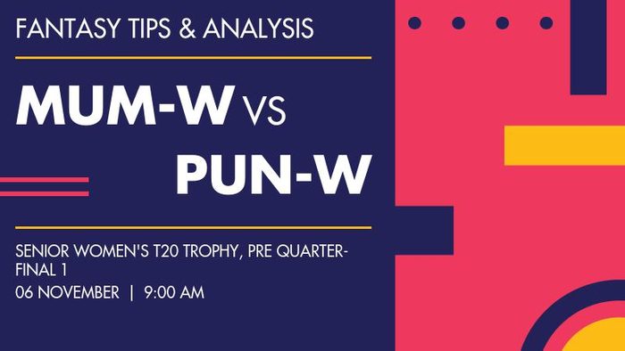 MUM-W vs PUN-W (Mumbai Women vs Punjab Women), Pre Quarter-final 1