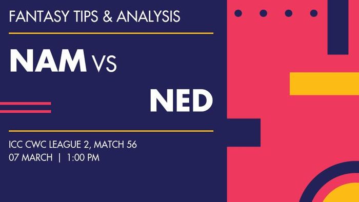 NAM vs NED (Namibia vs Netherlands), Match 56