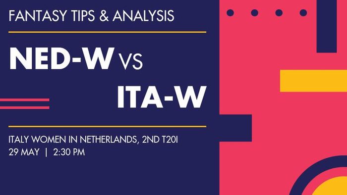 NED-W vs ITA-W (Netherlands Women vs Italy Women), 2nd T20I