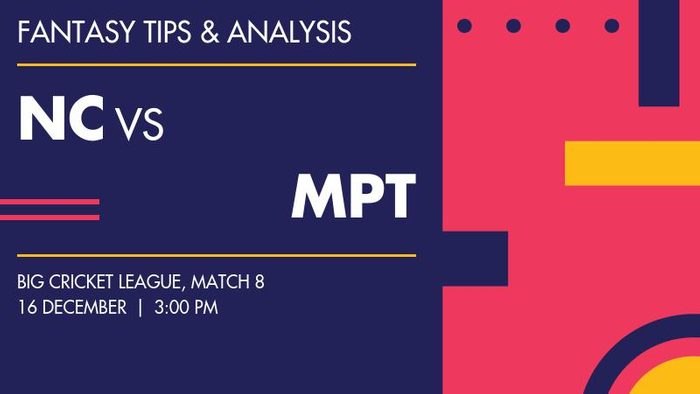 NC vs MPT (Northern Challengers vs MP Tigers), Match 8