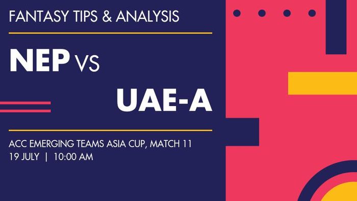 Nepal बनाम United Arab Emirates A, Match 11