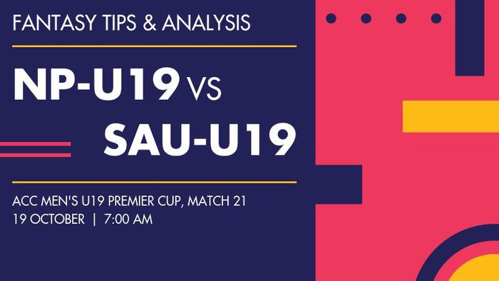 NP-U19 vs SAU-U19 (Nepal Under-19 vs Saudi Arabia Under-19), Match 21