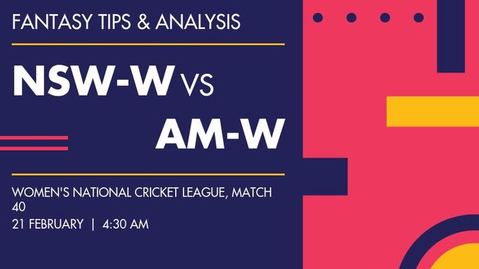 NSW-W vs AM-W (New South Wales Breakers vs ACT Meteors), Match 40