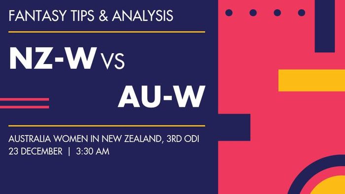 NZ-W vs AU-W (New Zealand Women vs Australia Women), 3rd ODI