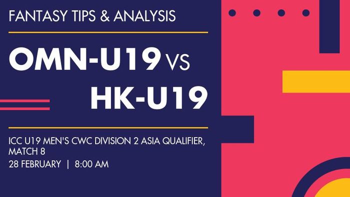 OMN-U19 vs HK-U19 (Oman Under-19 vs Hong Kong, China Under-19), Match 8