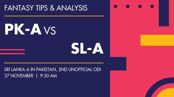 Pakistan Shaheens vs Sri Lanka A