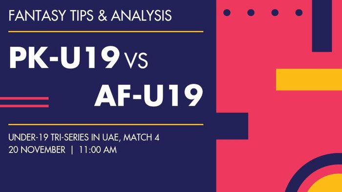 PK-U19 vs AF-U19 (Pakistan Under-19 vs Afghanistan Under-19), Match 4