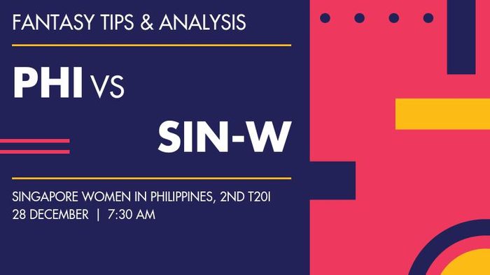 PHI vs SIN-W (Philippines Women vs Singapore Women), 2nd T20I