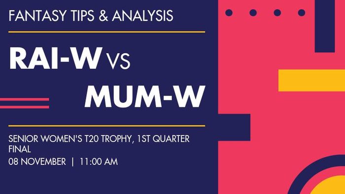 RAI-W vs MUM-W (Railways Women vs Mumbai Women), 1st Quarter Final