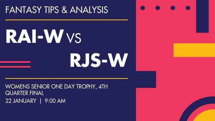 RAI-W vs RJS-W (Railways Women vs Rajasthan Women), 4th Quarter Final