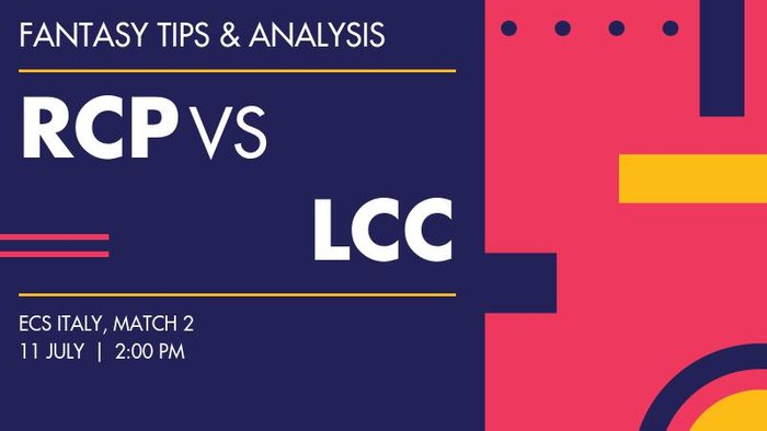 RCP vs LCC (Royal Cricket Padova vs Lucca CC), Match 2