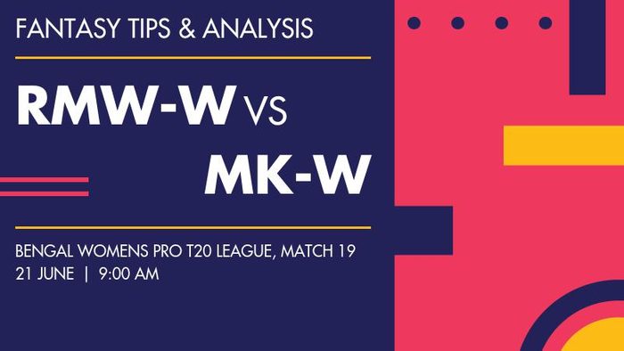 RMW-W vs MK-W (Rashmi Medinipur Wizards Womens vs Murshidabad Kueens Womens), Match 19