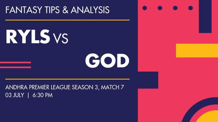 RYLS vs GOD (Rayalaseema Kings vs Godavari Titans), Match 7