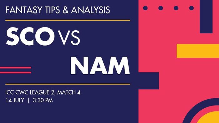 SCO vs NAM (Scotland vs Namibia), Match 4