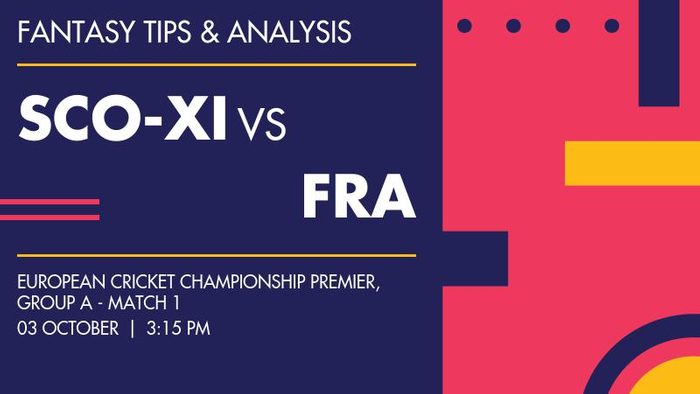 SCO-XI vs FRA (Scotland XI vs France), Group A - Match 1