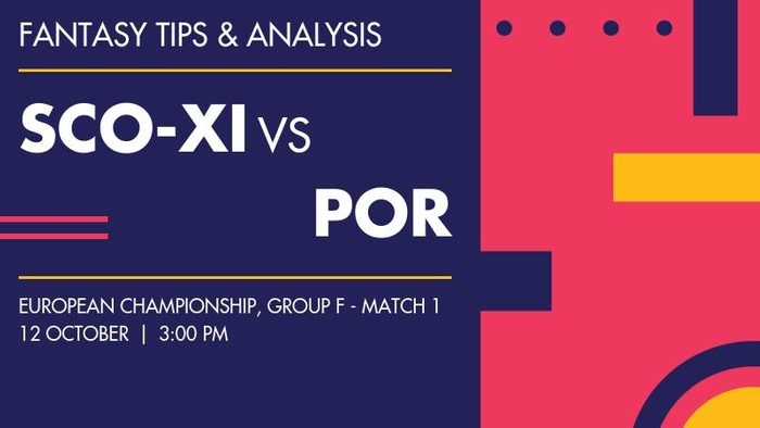 SCO-XI vs POR (Scotland XI vs Portugal), Group F - Match 1