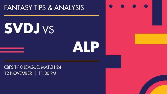 SVDJ vs ALP (Seven Districts Juniors vs Alif Pharma), Match 24