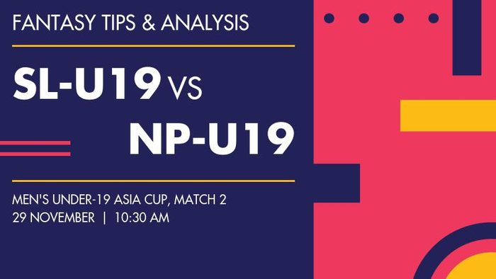 SL-U19 vs NP-U19 (Sri Lanka Under-19 vs Nepal Under-19), Match 2