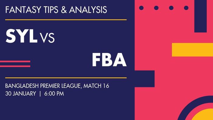 SYL vs FBA (Sylhet Strikers vs Fortune Barishal), Match 16