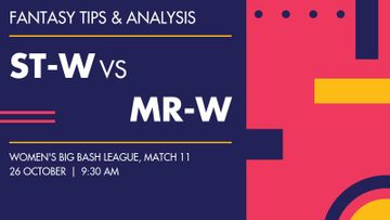 MR-W vs BH-W Cricket Scorecard, , 12th Match at Adelaide, October 21, 2022
