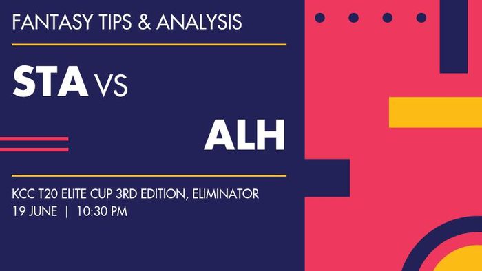 STA vs ALH (Stack CC vs Al Hajery Team XI), Eliminator