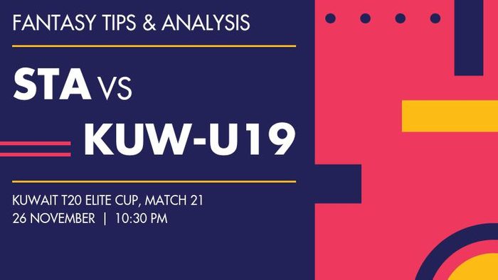 STA vs KUW-U19 (Stack CC vs Kuwait Under-19), Match 21