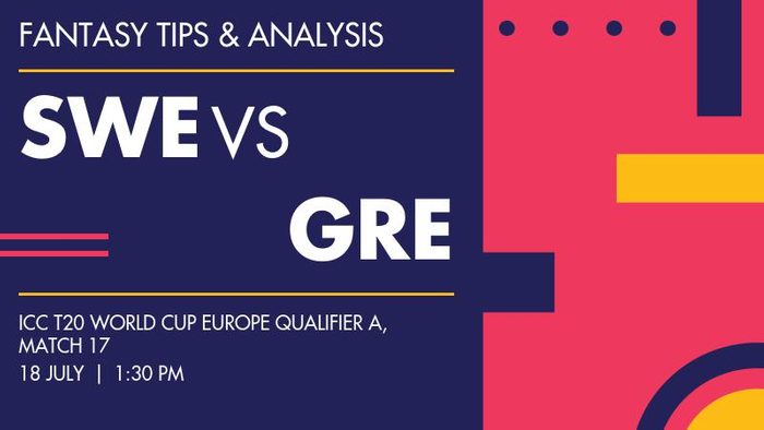 SWE vs GRE (Sweden vs Greece), Match 17