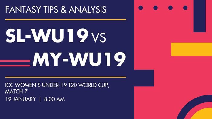 SL-WU19 vs MY-WU19 (Sri Lanka Women Under-19 vs Malaysia Women Under-19), Match 7