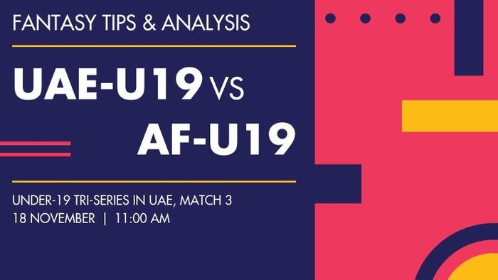 UAE-U19 vs AF-U19 (United Arab Emirates Under-19 vs Afghanistan Under-19), Match 3