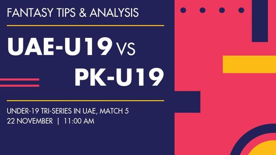 United Arab Emirates Under-19 vs Pakistan Under-19