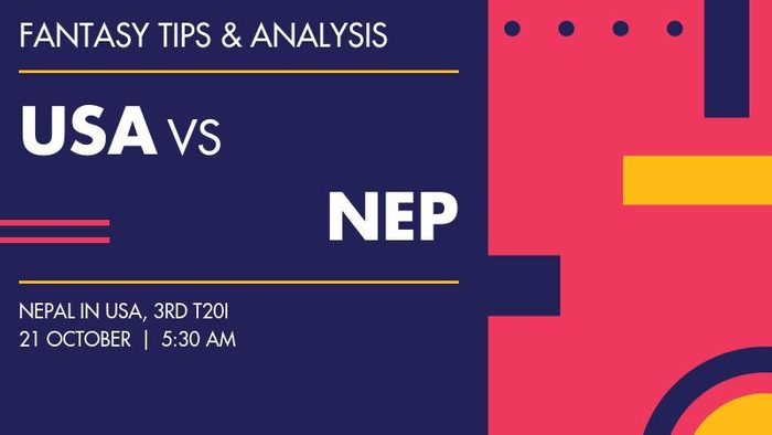 USA vs NEP (USA vs Nepal), 3rd T20I