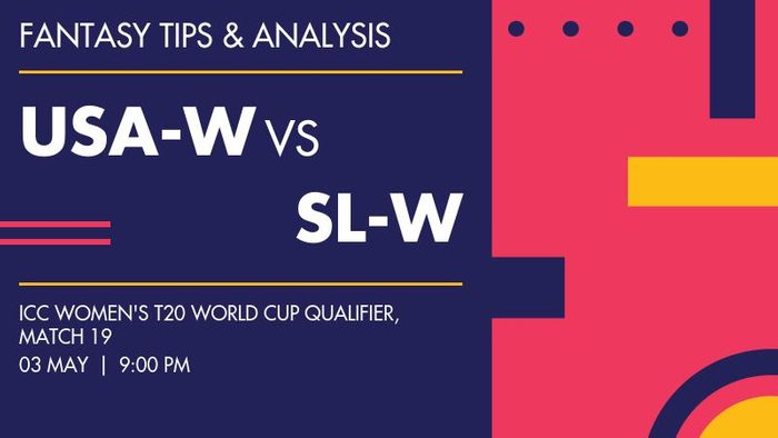 USA-W vs SL-W (USA Women vs Sri Lanka Women), Match 19