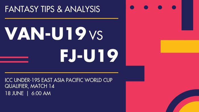 VAN-U19 vs FJ-U19 (Vanuatu Under-19 vs Fiji Under-19), Match 14