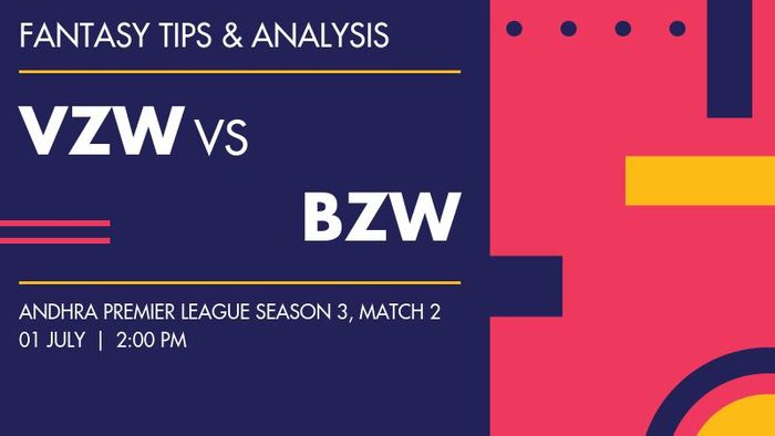 VZW vs BZW (Vizag Warriors vs Bezawada Tigers), Match 2