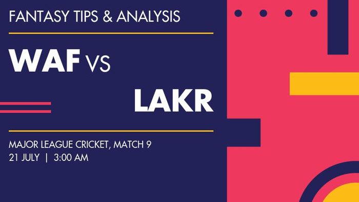 WAF vs LAKR (Washington Freedom vs Los Angeles Knight Riders), Match 9