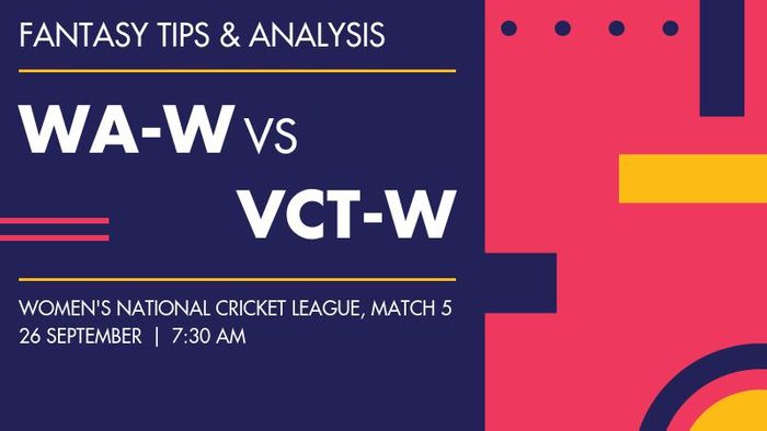 Western Australia Women बनाम Victoria Women, Match 5