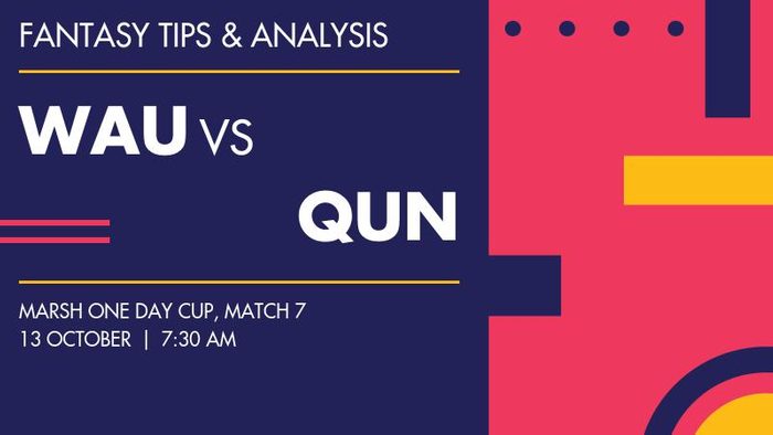 WAU vs QUN (Western Australia vs Queensland), Match 7