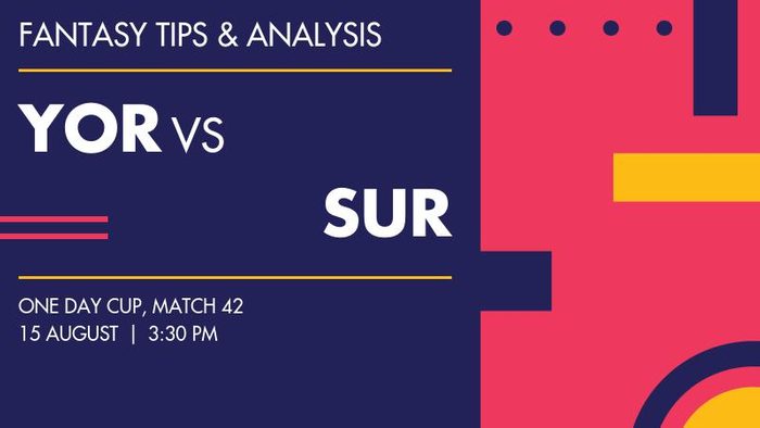 YOR vs SUR (Yorkshire vs Surrey), Match 42