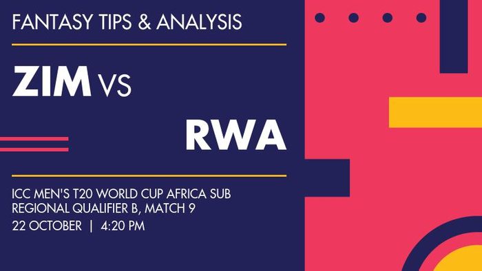 ZIM vs RWA (Zimbabwe vs Rwanda), Match 9