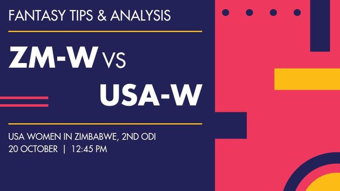 ZM-W vs USA-W (Zimbabwe Women vs USA Women), 2nd ODI